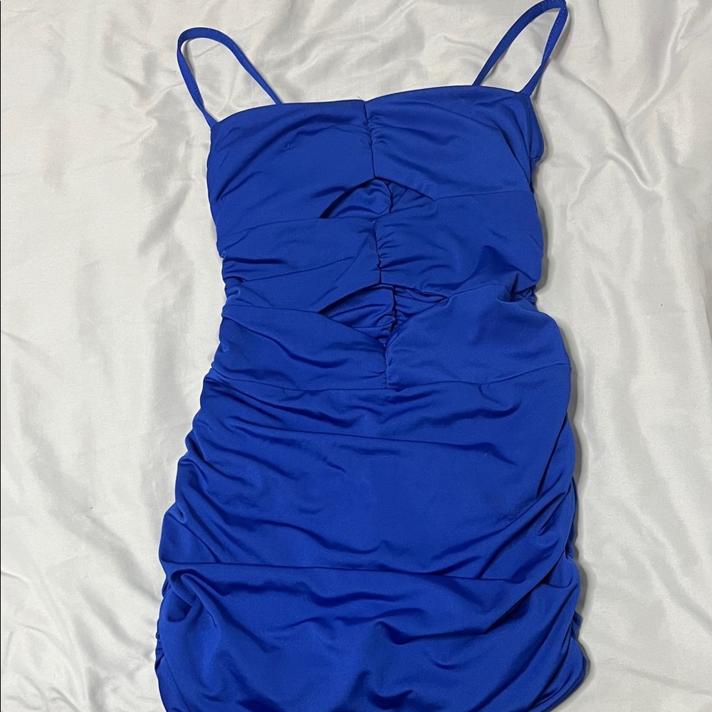 SHEIN Royal Blue Mini Dress